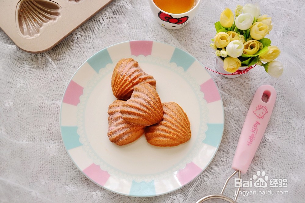 心形海绵小蛋糕怎么做