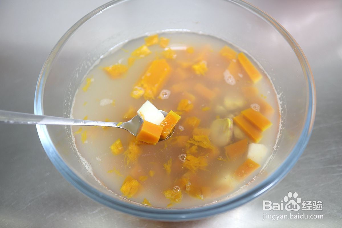 栗子松子山药南瓜羹