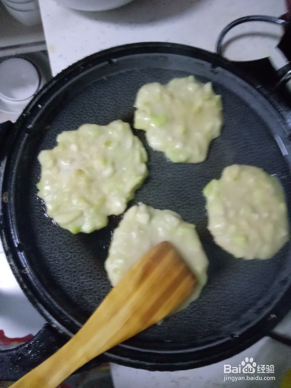 电饼铛鲜桃饼