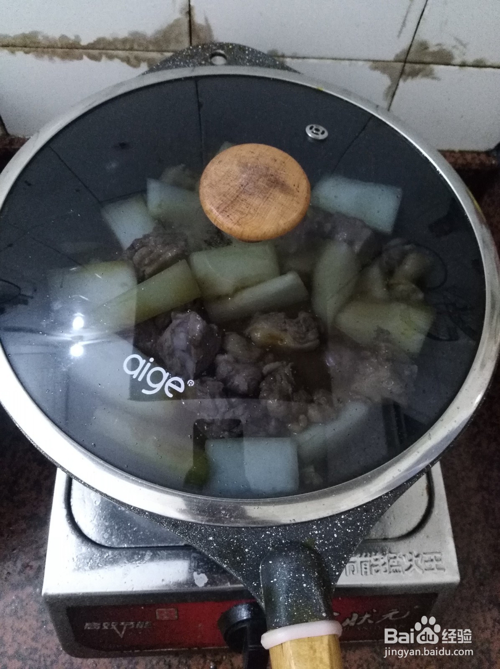 家常菜冬瓜焖鸭