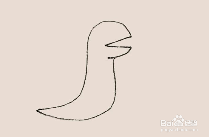 简笔画之乔治的恐龙