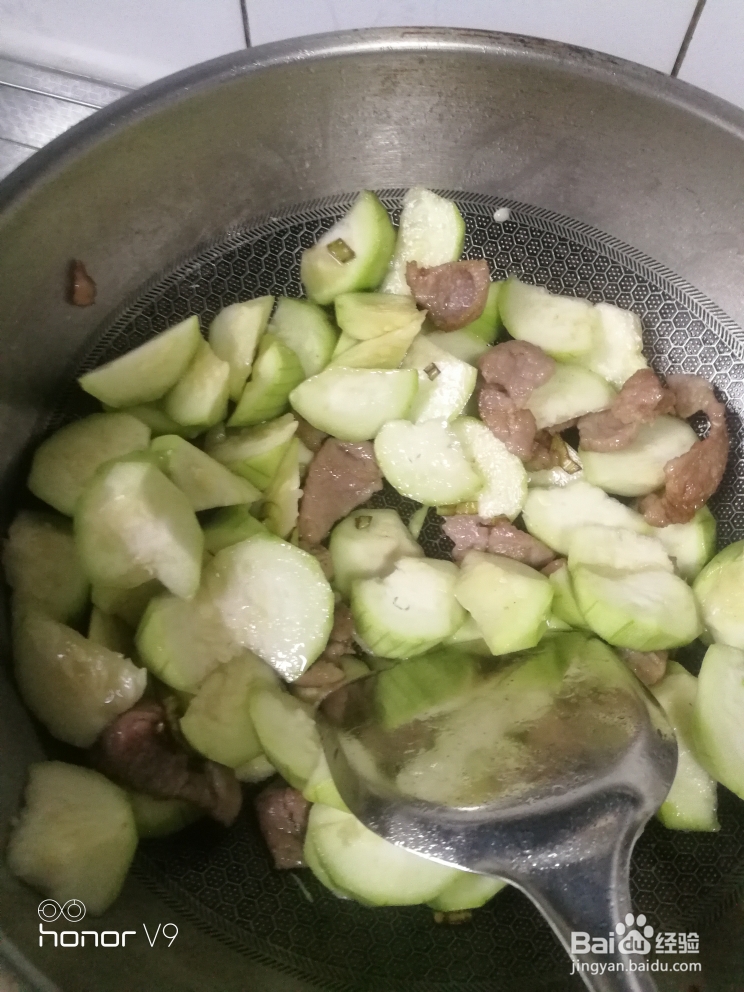 无法抵挡的油面筋丝瓜