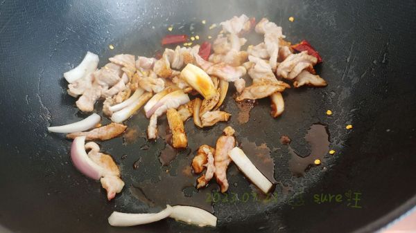 四味生炒苦瓜肉