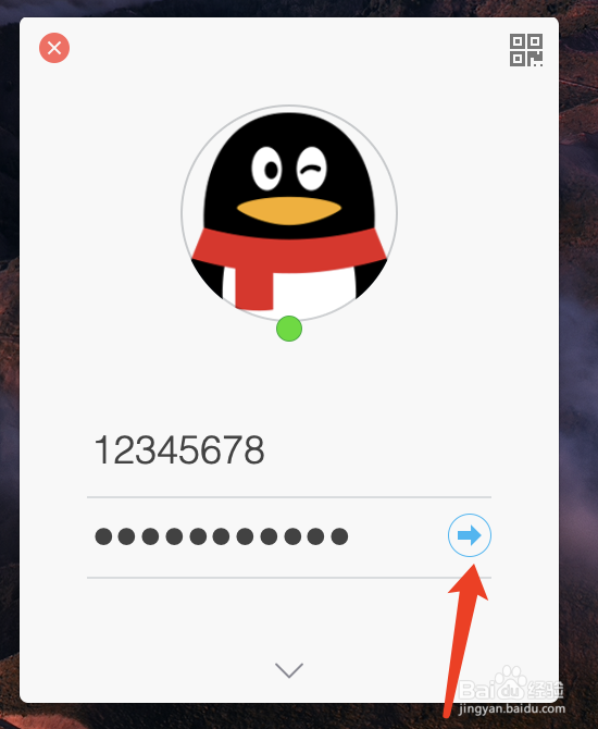 MAC版QQ怎么使用账号密码登录