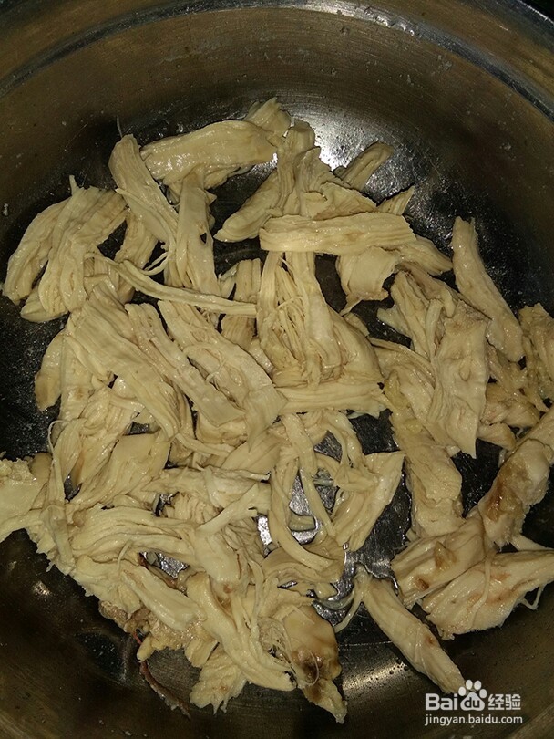 糊辣鸡丝黄豆芽