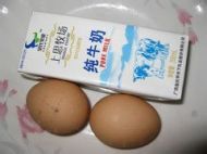 蜜豆蛋清炒牛奶的做法