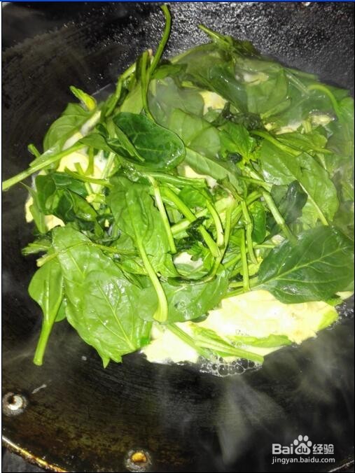 怎样做蛋皮菠菜汤？