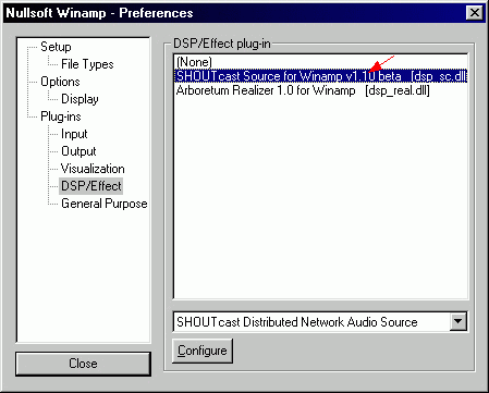用Winamp开设个人广播