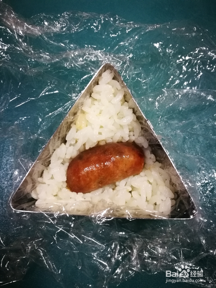新手做粒粒肠饭团