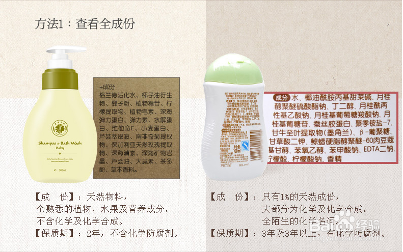 怎样区分化妆品是否纯天然是否含有化学成分