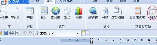 WPS文字中如何设置页码