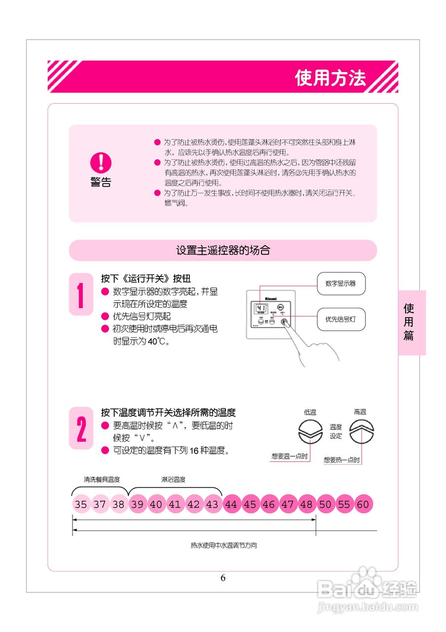 林内热水器JSW32-A型使用说明:[1]