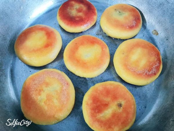 南瓜糯米红糖小饼