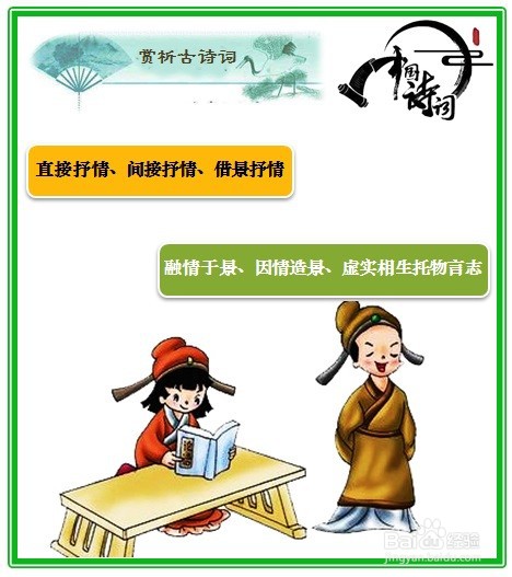 赏析古诗词的方法技巧