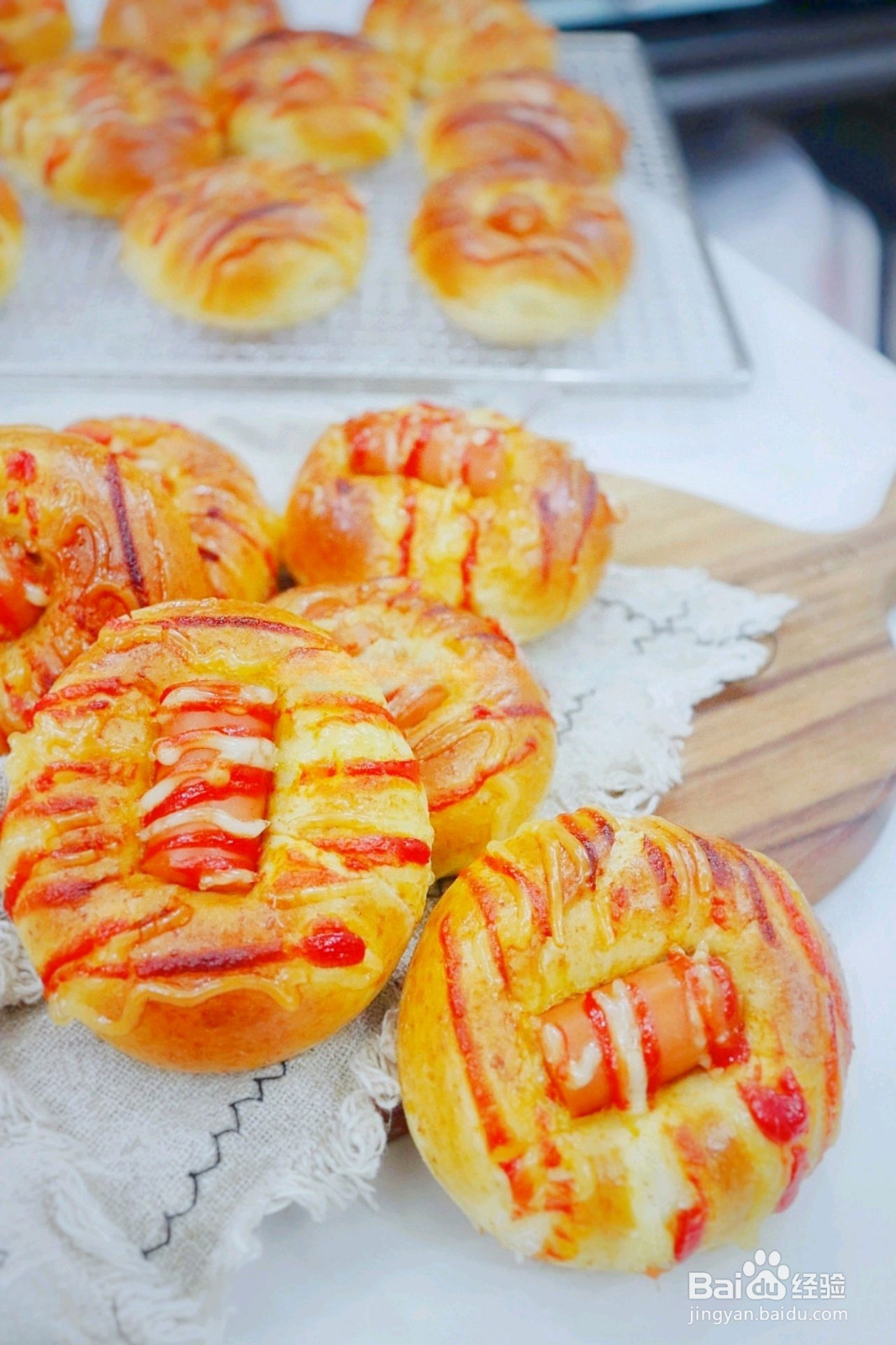 全麦肠仔小面包 营养健康的做法