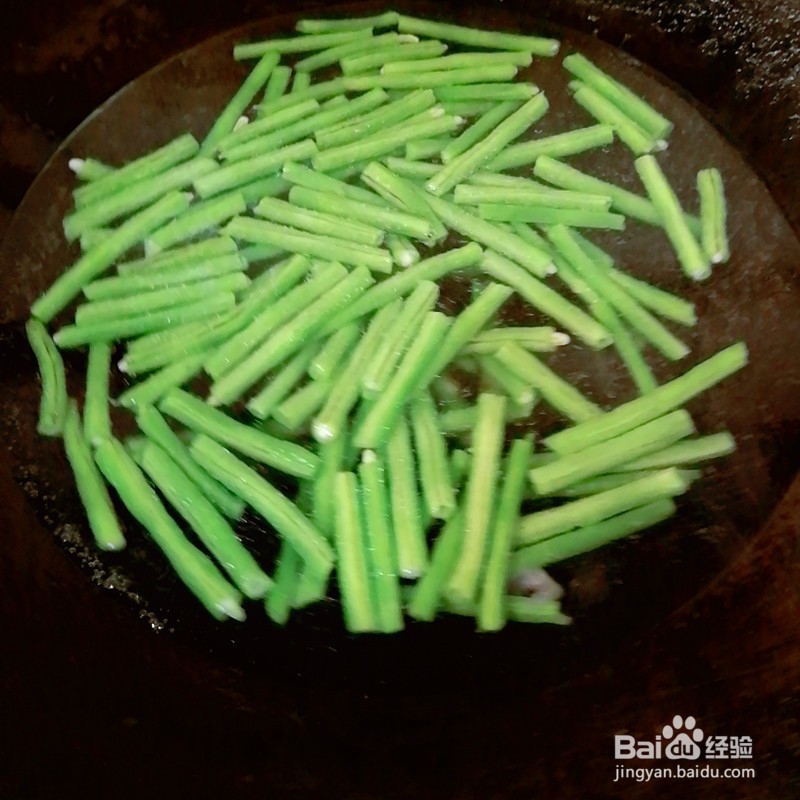 豆角炒肉的最简单的家常做法
