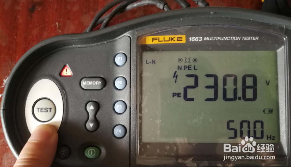 F166X 电气安装测试仪的使用(1、正确接线)