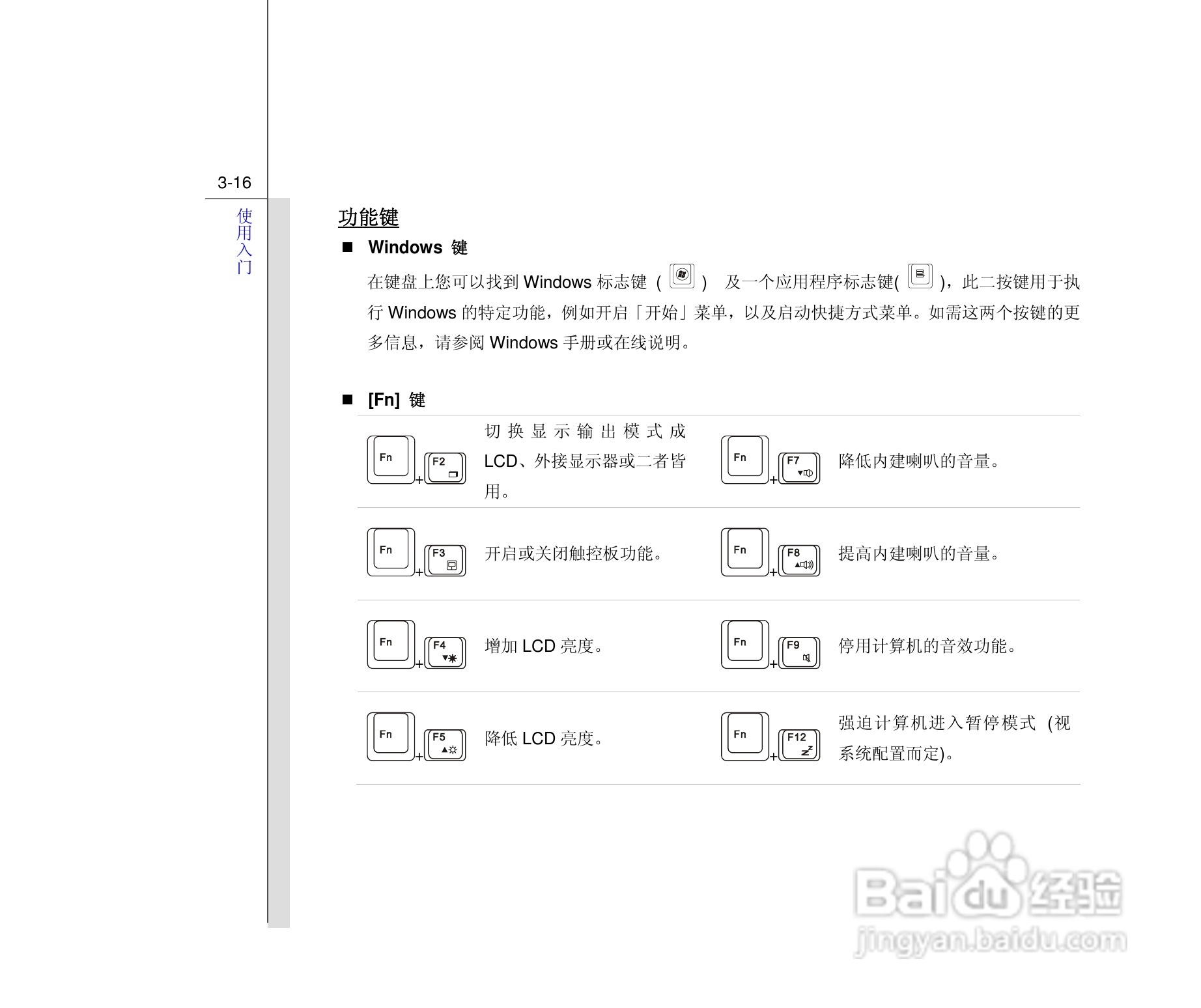 微星MSI PR601笔记本电脑使用说明书:[6]