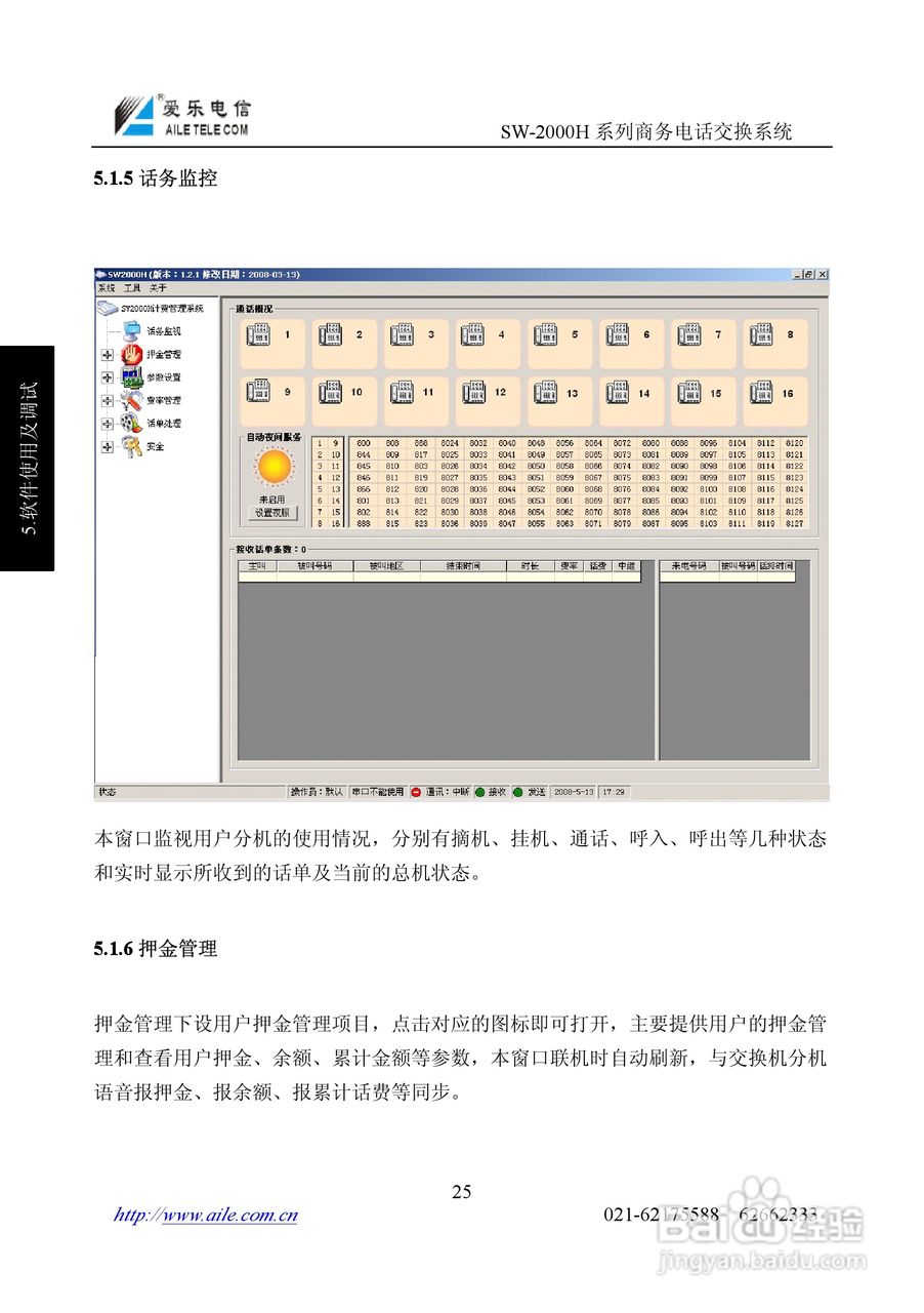 爱乐SW-2000HR程控用户交换机使用说明书:[3]