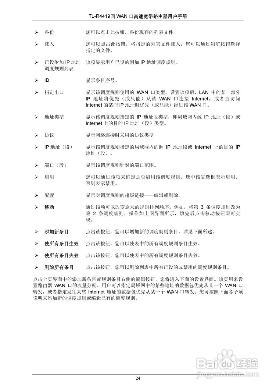 普联TP-LINK TL-R4419路由器使用说明书:[3]