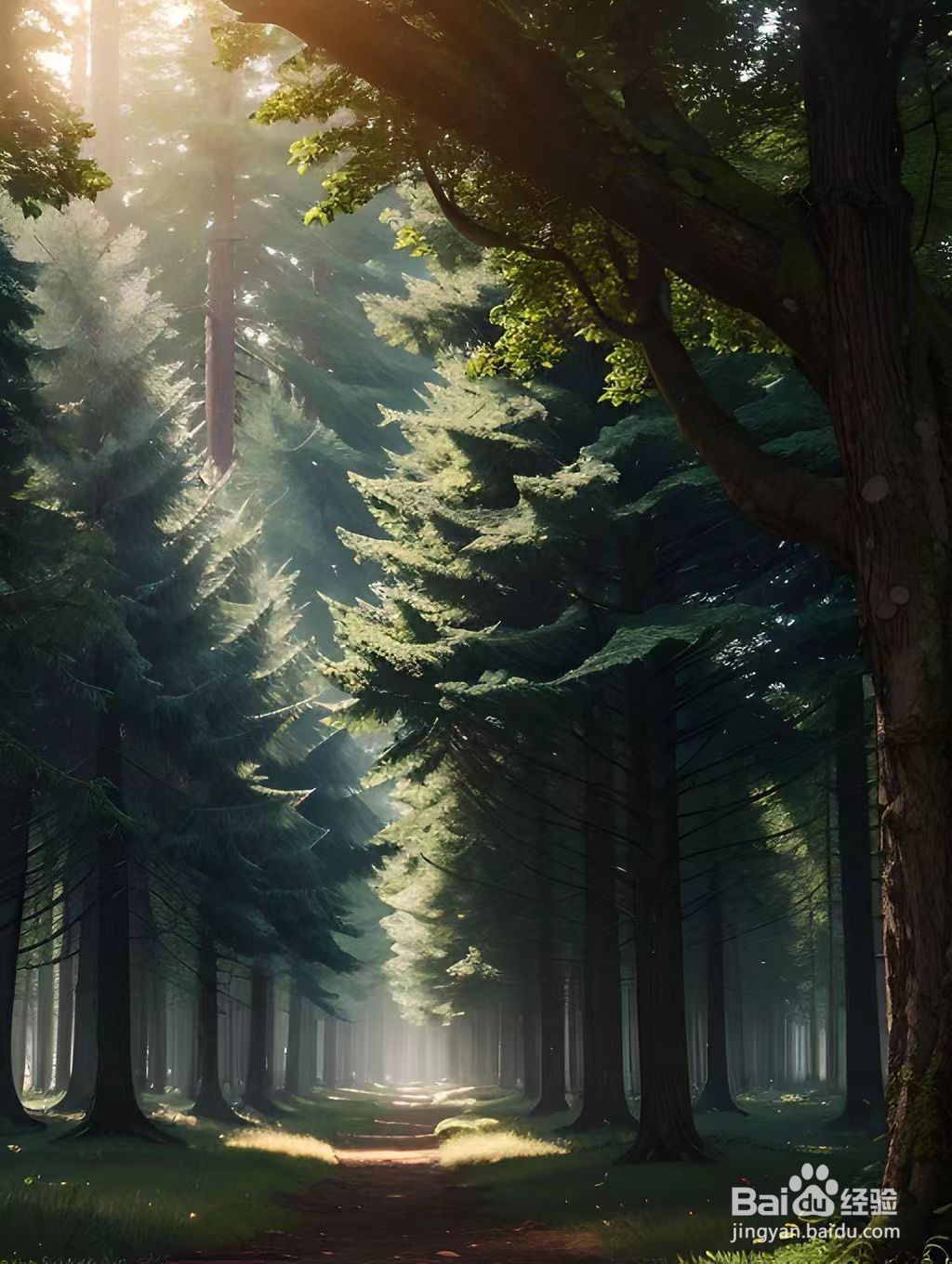 夏天的树木怎么形容