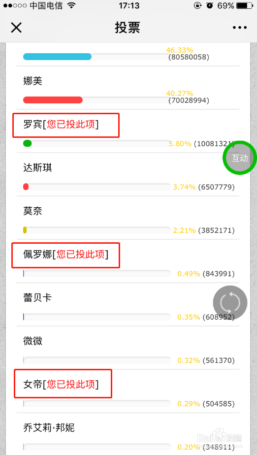 如何参与年会现场的大屏互动投票？