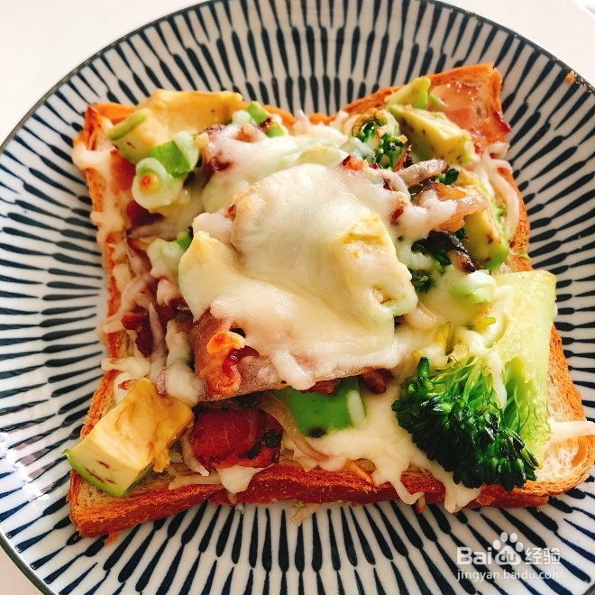 快手面包伪披萨的做法