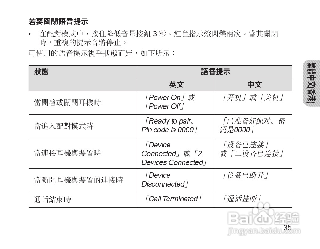 三星HM1700蓝牙耳机使用说明书:[4]