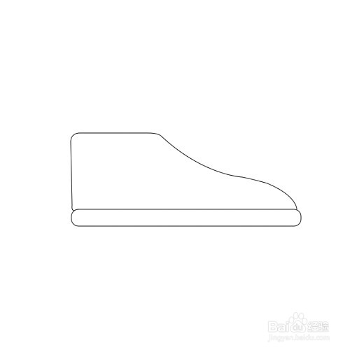 如何画帆布鞋简笔画