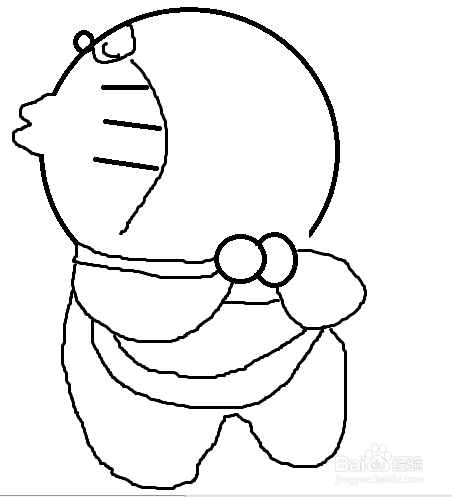 哆啦A梦简笔画怎么画？