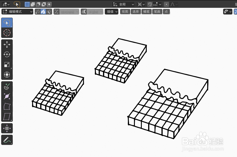 如何使用blender2.9快速设计巧克力简图模型