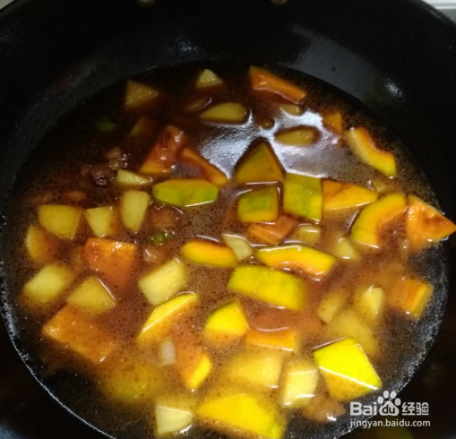 硬菜-土豆炖南瓜
