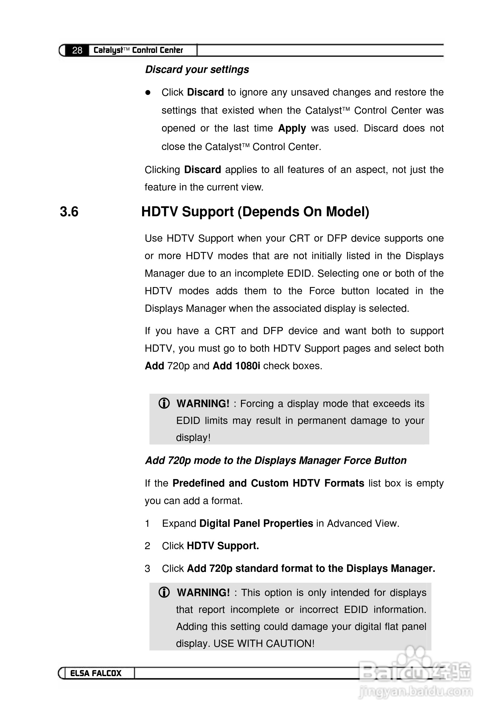 艾尔莎幻雷者 925L 128T TV型显卡说明书:[3]