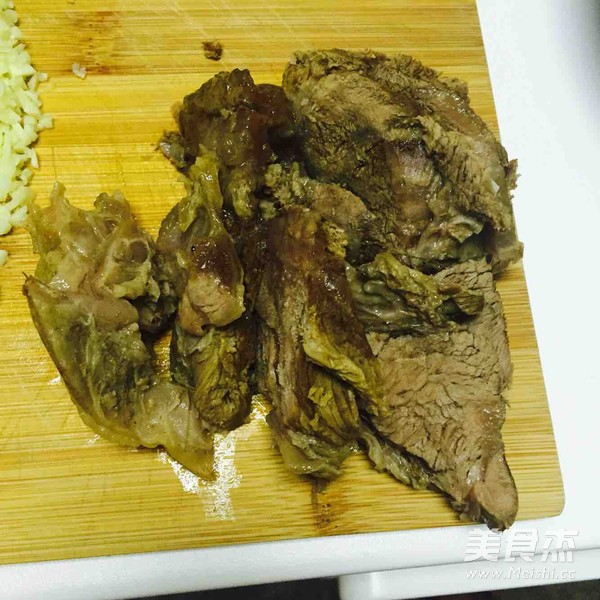 青柠拌牛肉的做法