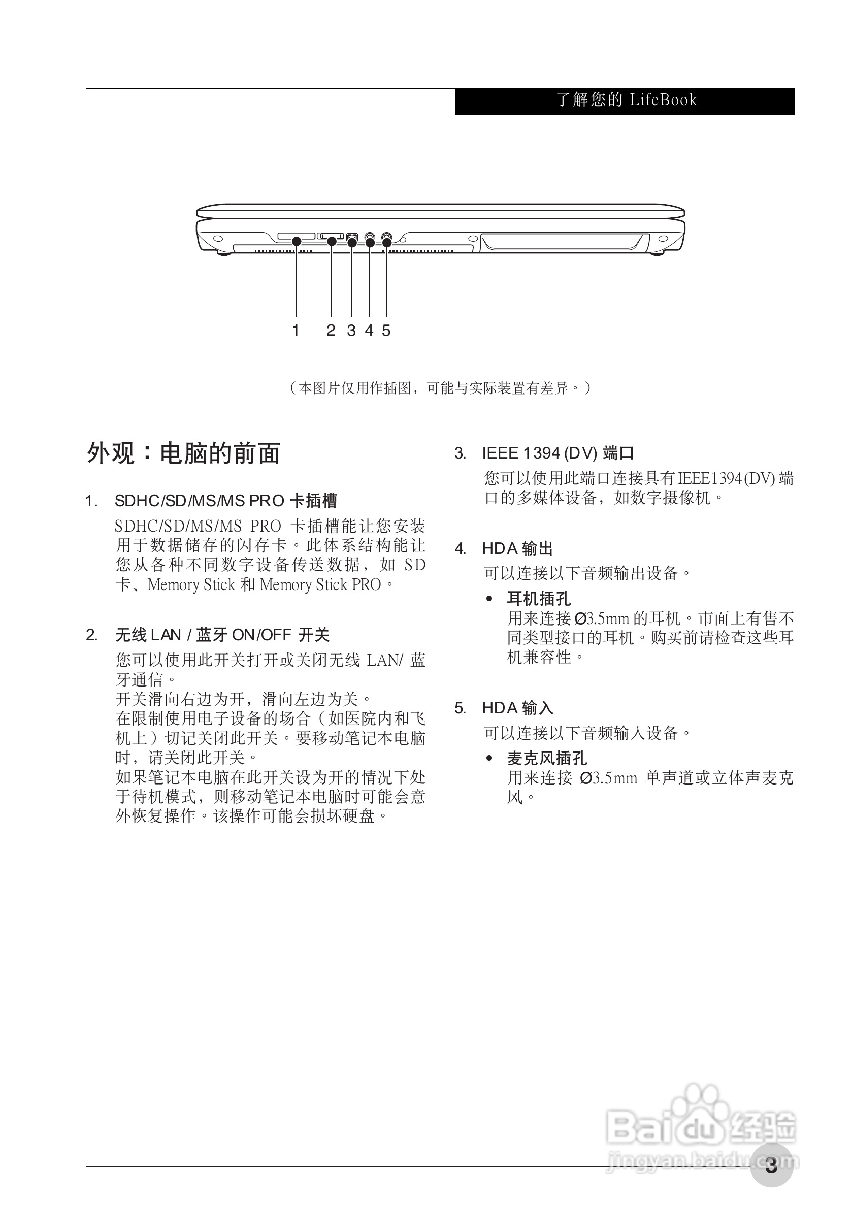 富士通LifeBook LH700笔记本电脑使用说明书:[1]