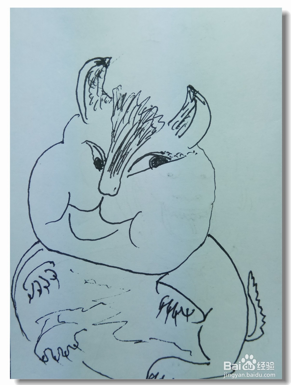 怎样画钢笔画猫？