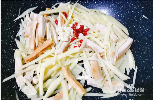 肉饼炒土豆丝怎么做