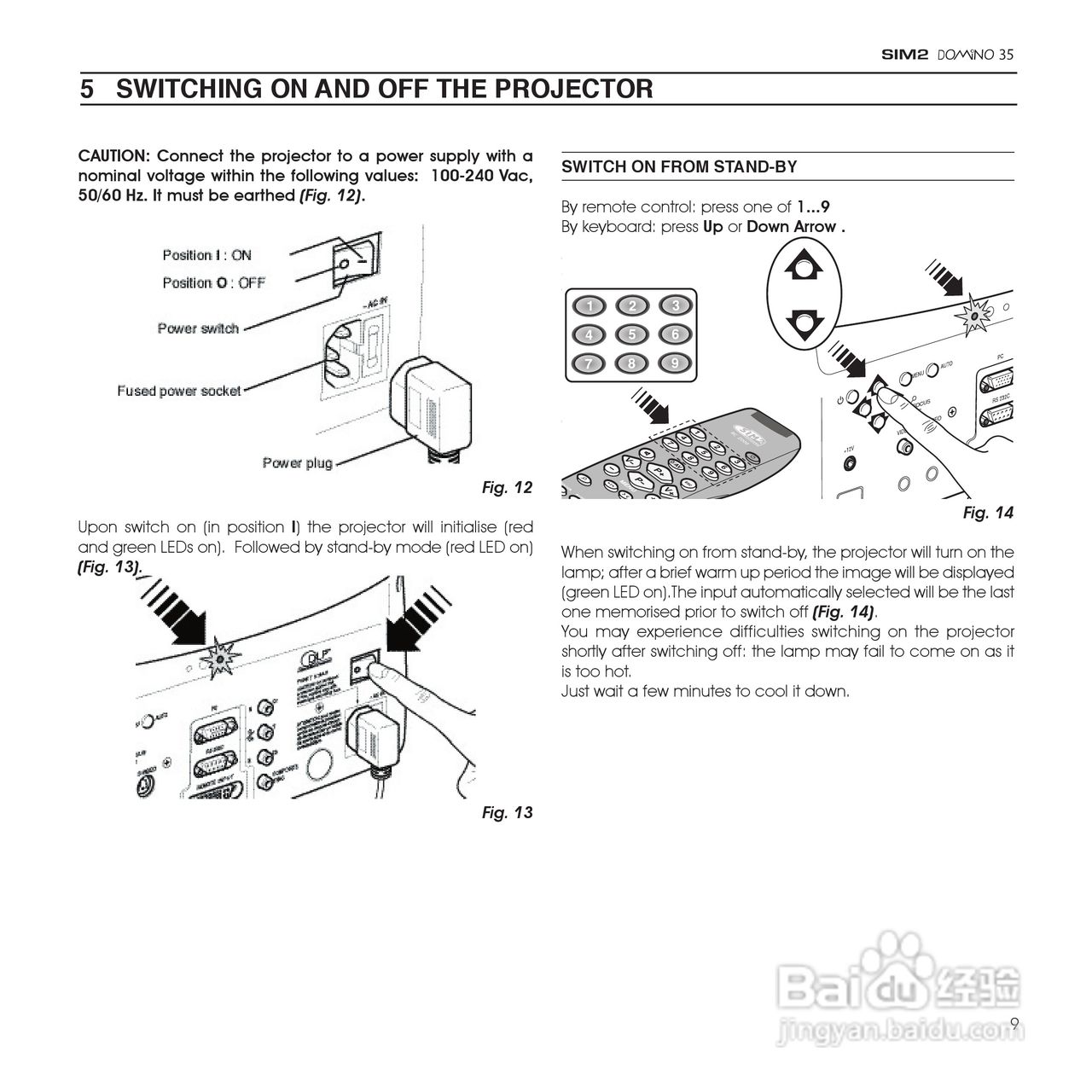 SIM2 DOMINO 35投影机说明书:[2]