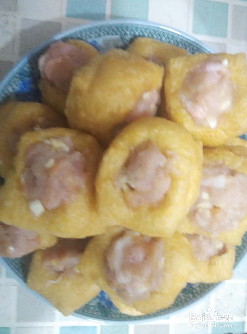 油豆腐塞肉的做法