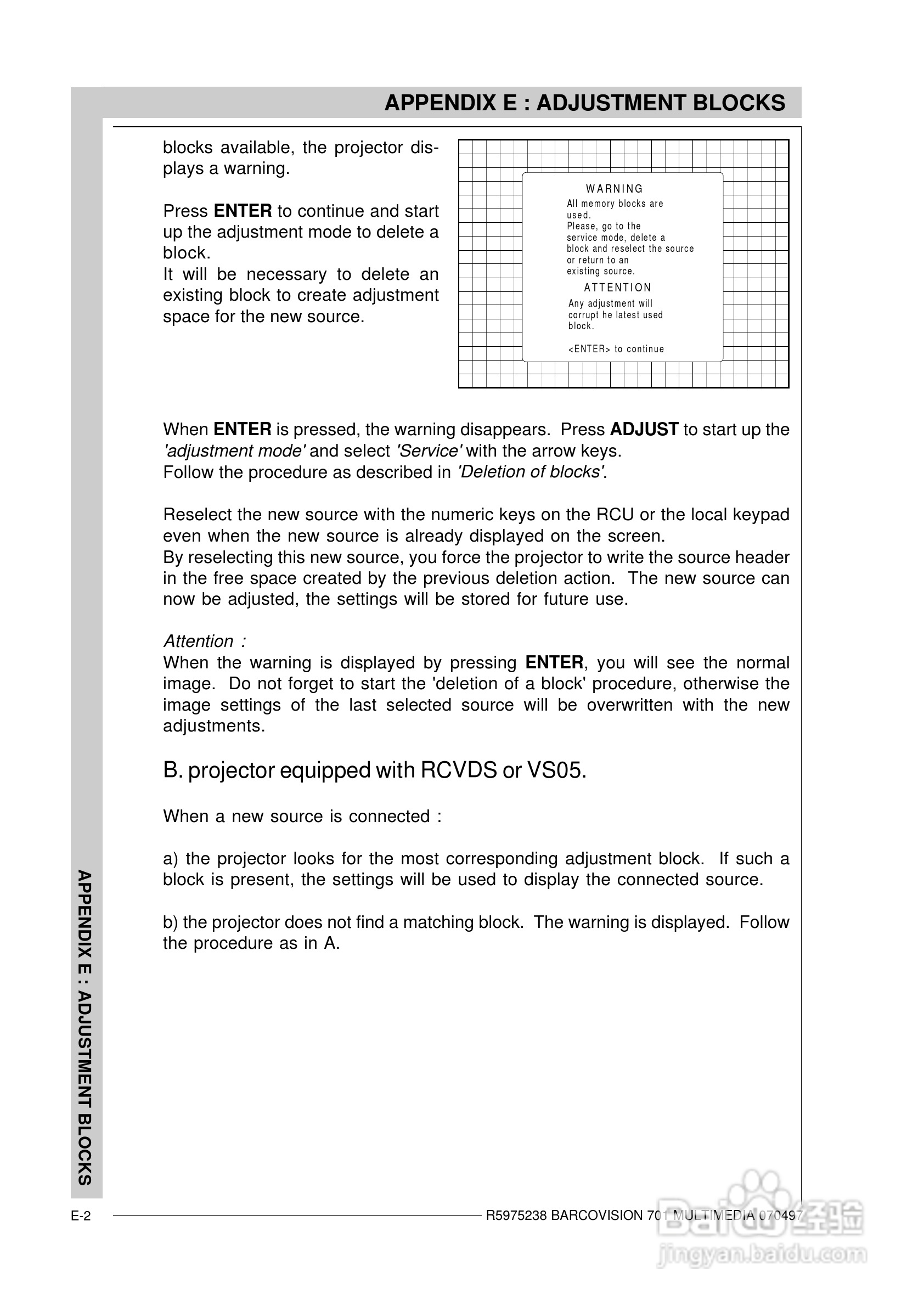 Barco巴可 VISION 701投影机说明书:[16]