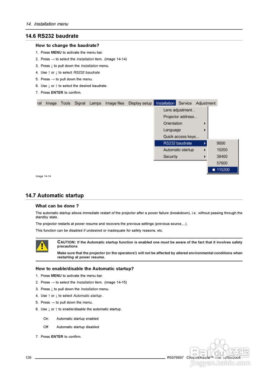 Barco巴可 Cine VERSUM 110投影机说明书:[13]