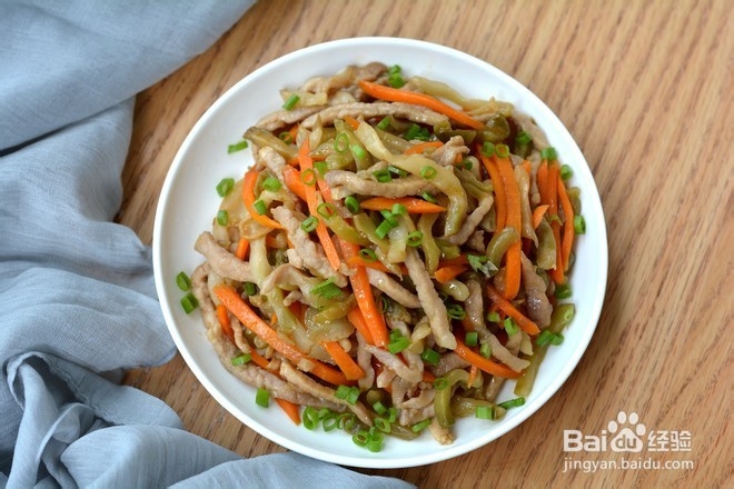 怎样做肉丝炒榨菜