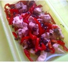 八分钟速成的上班族营养晚餐——无火豉椒鸡丁