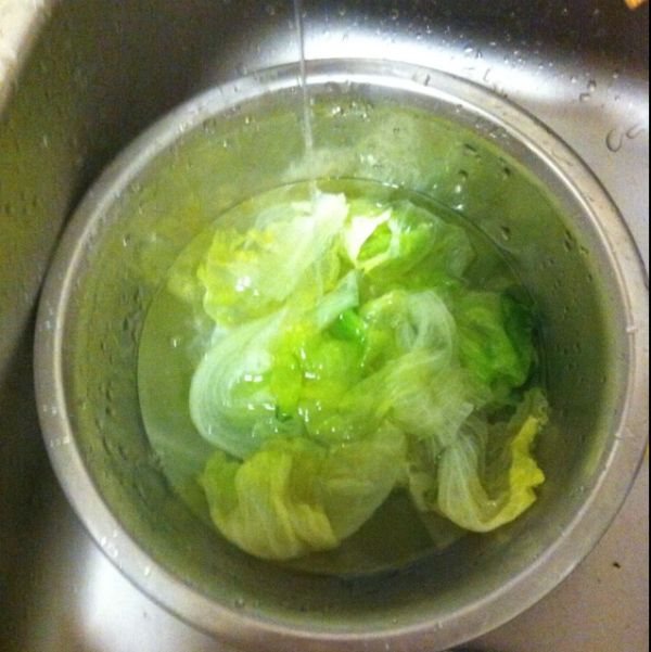 蒜茸耗油西生菜