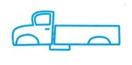 简笔画系列：如何画一辆货车