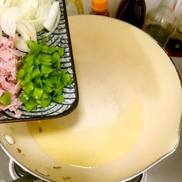 火腿鸡蛋煎土豆