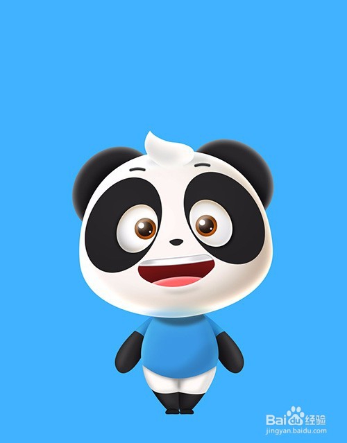 使用Photoshop绘制动漫卡通熊猫