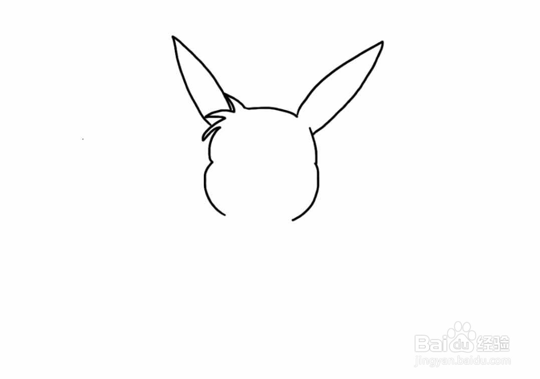 怎么画皮卡丘简笔画