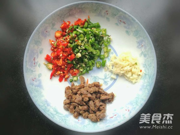 霉豆豉炒空心菜梗