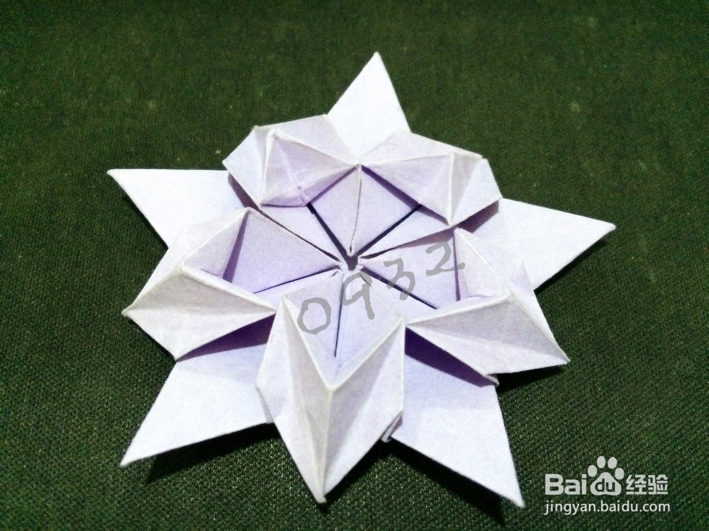 手工折纸制作：[3]五角星樱花